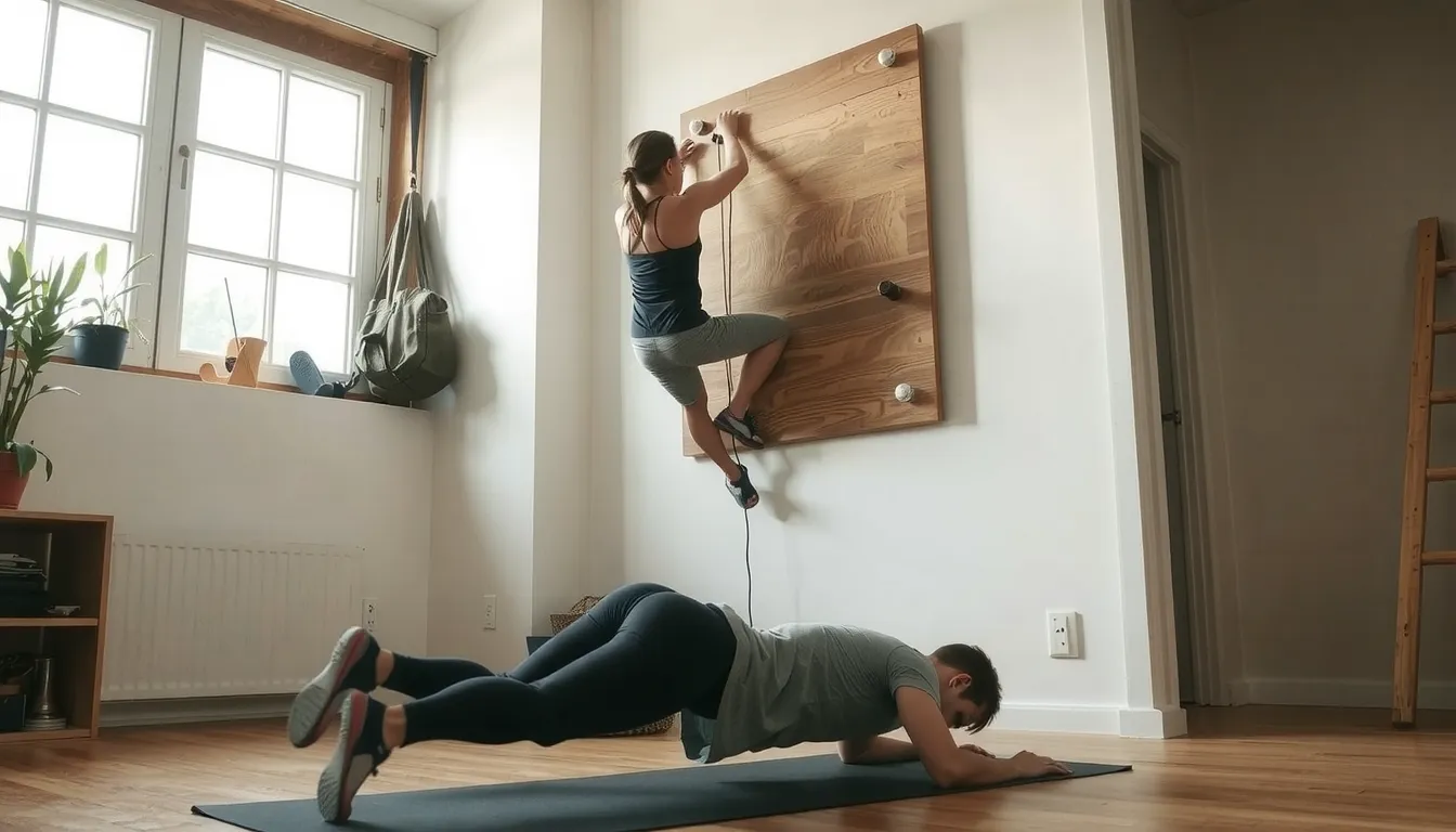 musculation et escalade